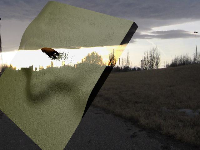 mistakenly rendering the wrong window - shows the displacement map though