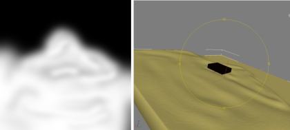displacement map conversion to surface