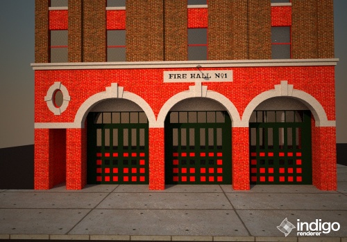 Front render