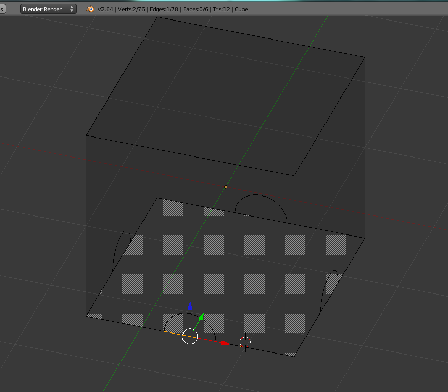 start with a cube