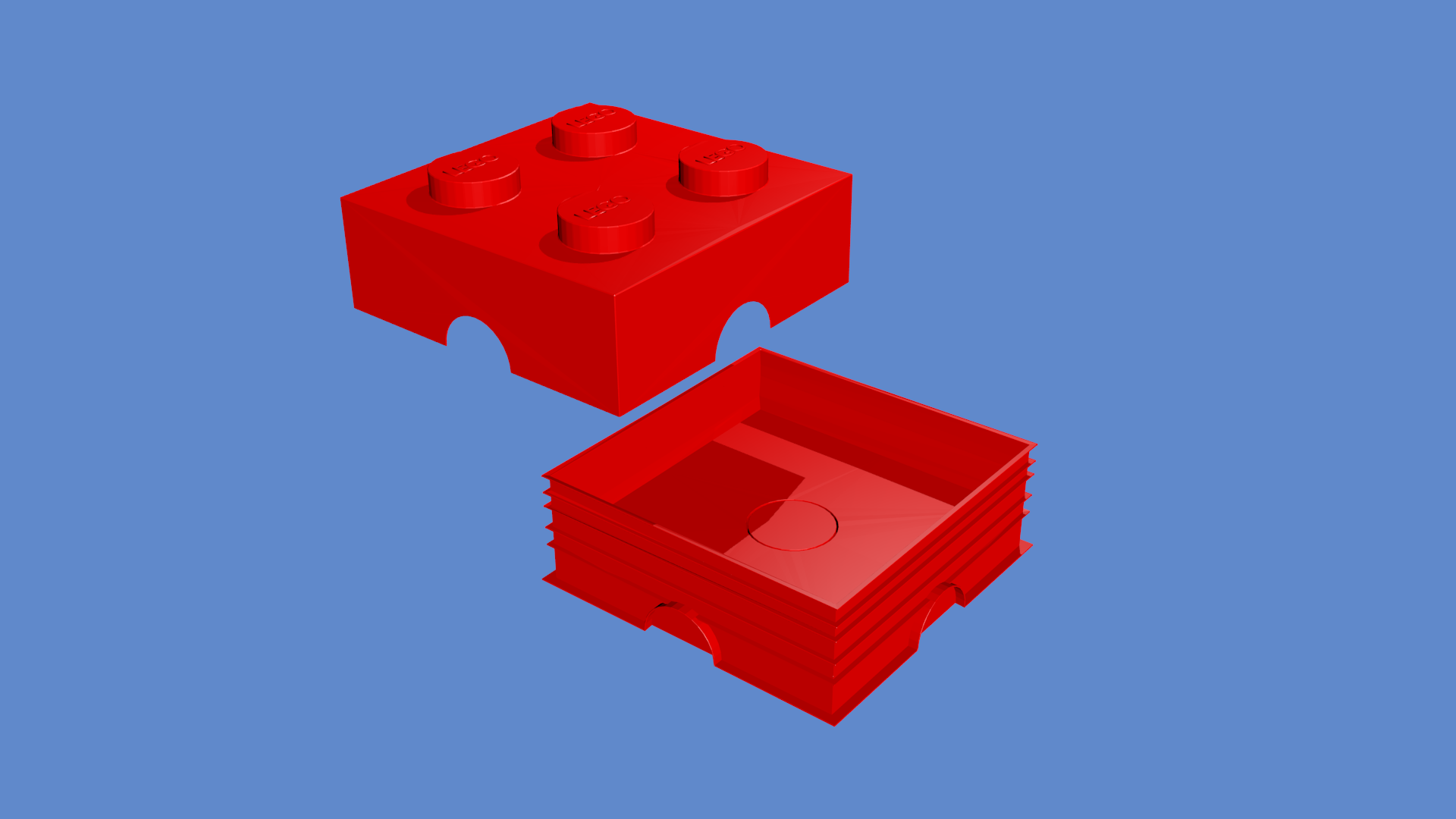 box materials and lighting