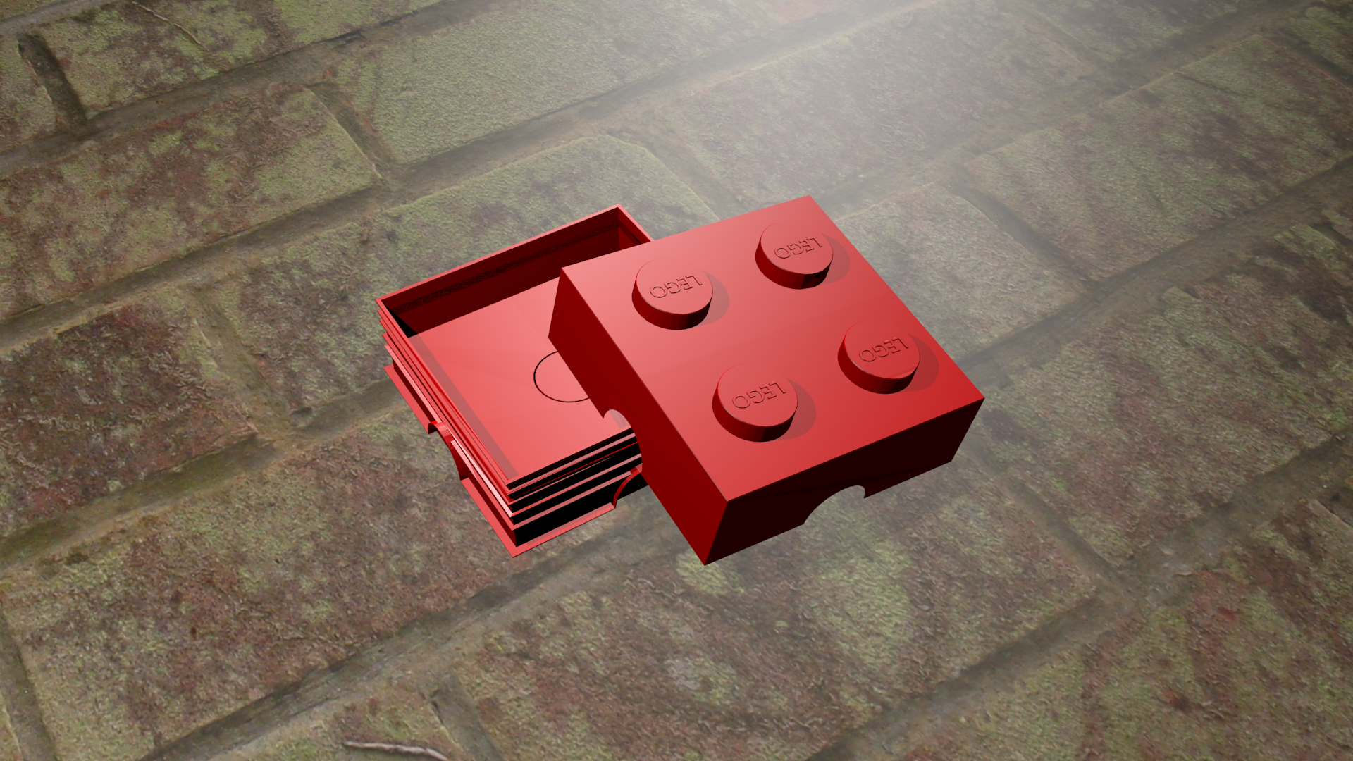 rendered model scene
