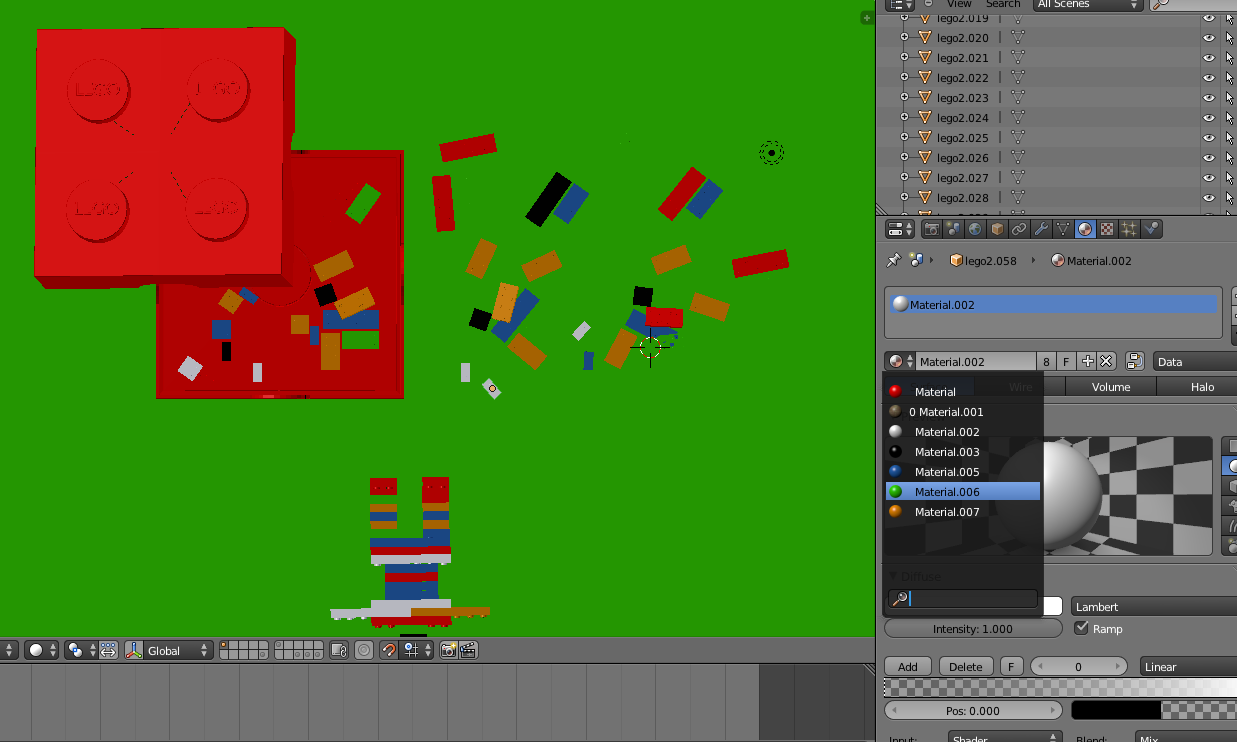 adjust brick colors
