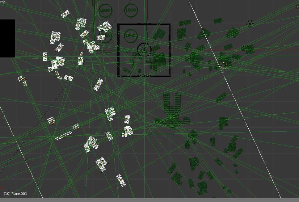 randomize bricks in scene