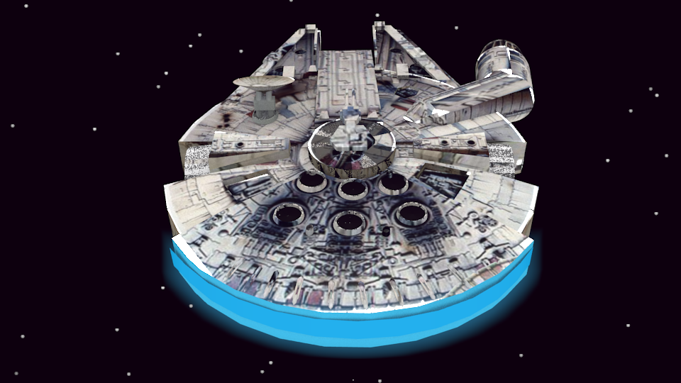 Millennium Falcon from back