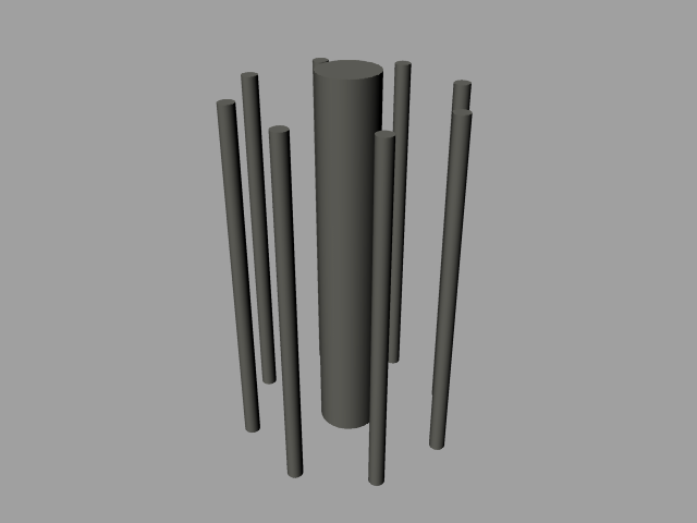 Support Columns Render